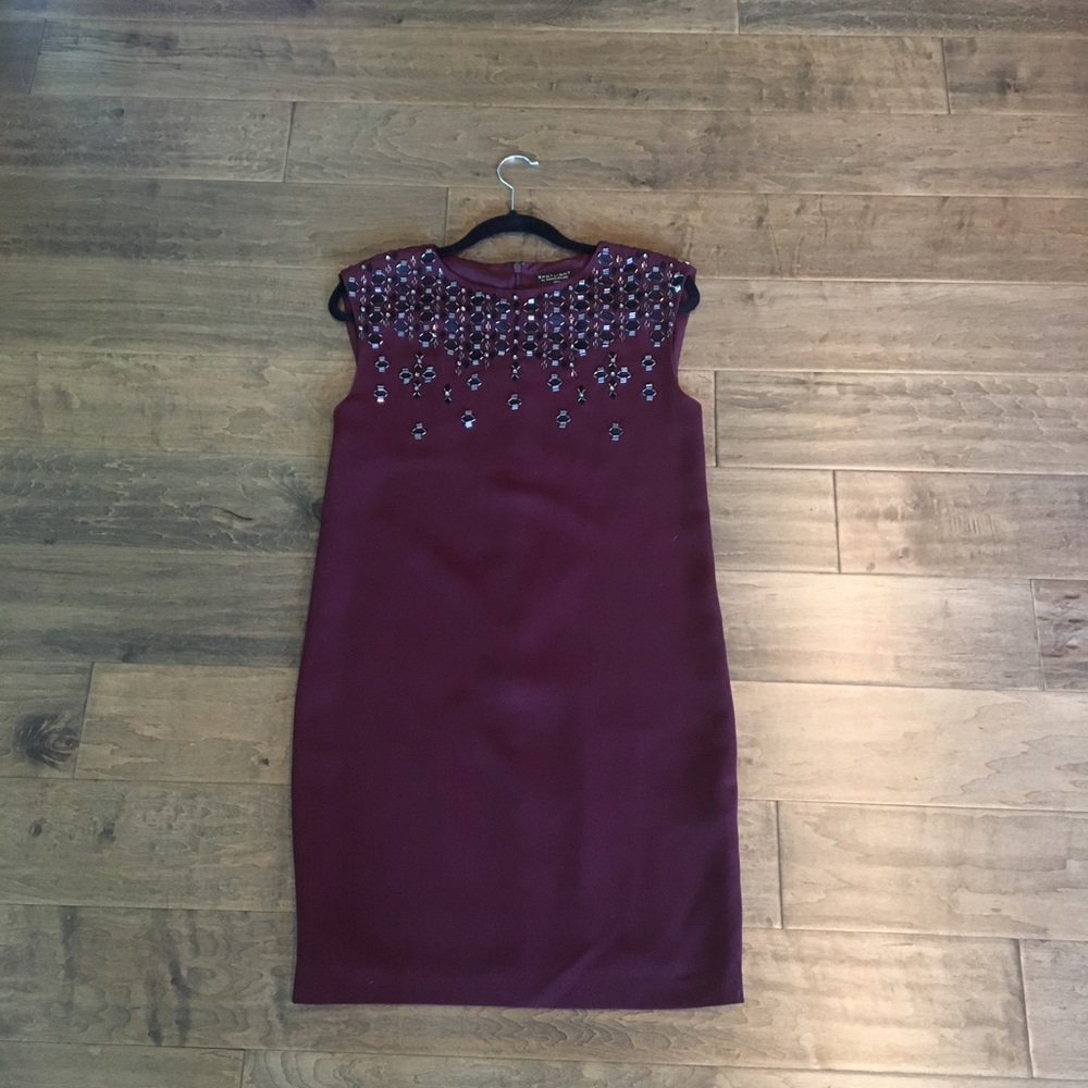 Beaded shift dress